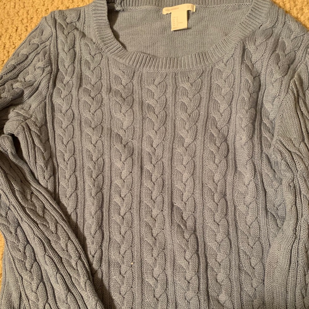 H&M blue sweater